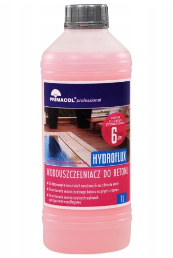 Primacol Professional HYDROFLUX plastyfikator i wodouszczelniacz do betonu 1 l